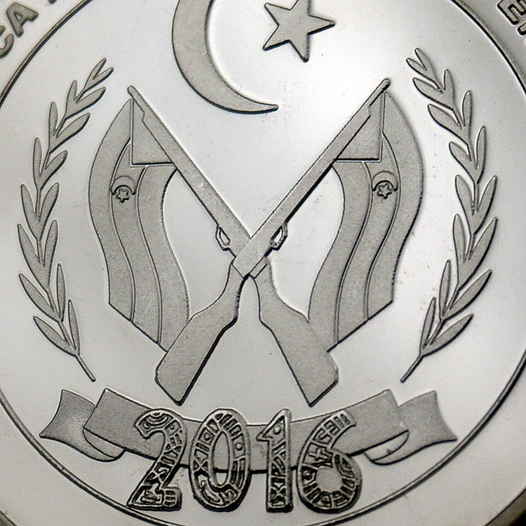 Памятные монеты с посеребренными монетами 2016 год египетская мифология кот Бог