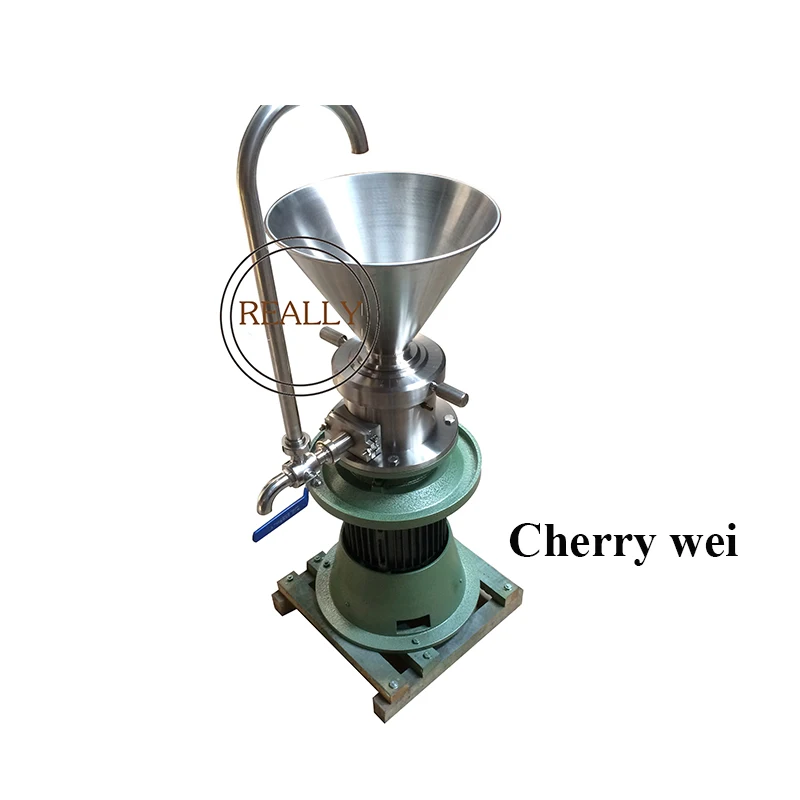 

CE 304SS 220v/380v food industry chocolate, soy sauce jam colloid mill peanut butter machine cocoa bean grinding machine