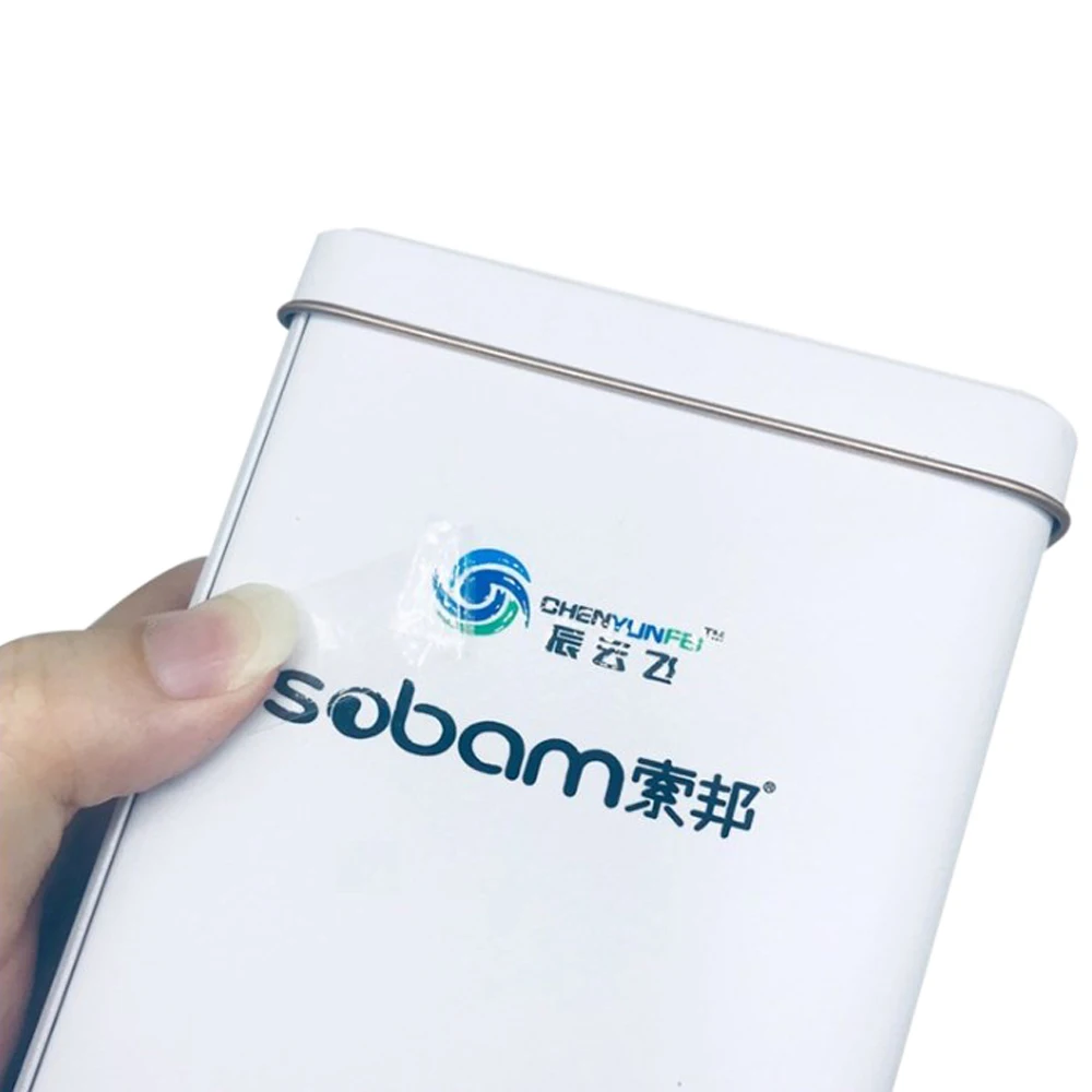 УФ переводные наклейки с трехмерной аппликацией в виде Чай упаковочные этикетки