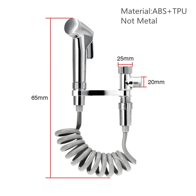 Ручной распылитель для биде адаптер лейки душа шланг с распылителем воды