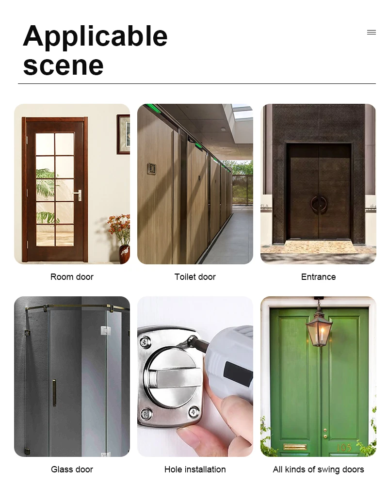 Универсальные магнитные болты для двери DANPHONE Стандартные с замком защелка ворот