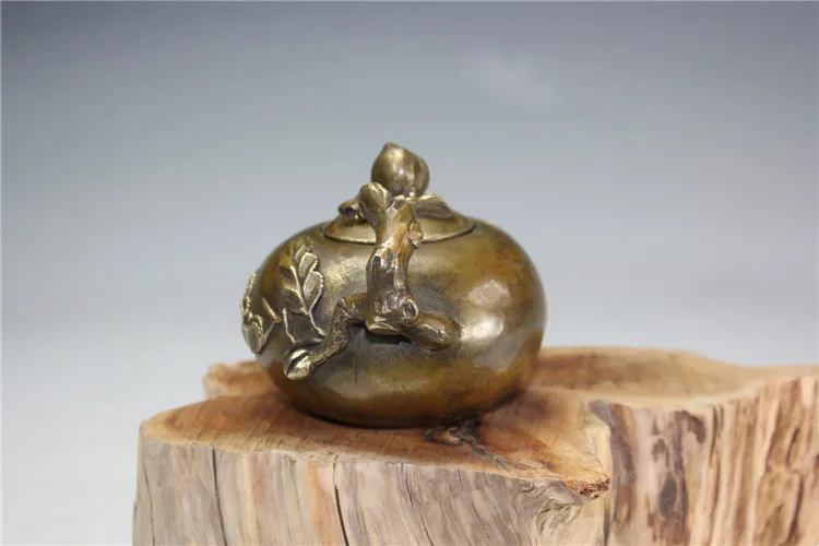 Античный медный чайник ручной работы для вина специальные украшения дома|Статуи