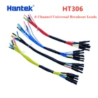 Hantek 6-канальный Универсальный коммутационная измерительные проводаАвтомобильный многофункциональный привести HT306 для авто диагностический Oscilliscope 2,8 мм 0,6 мм 1,52,3 мм