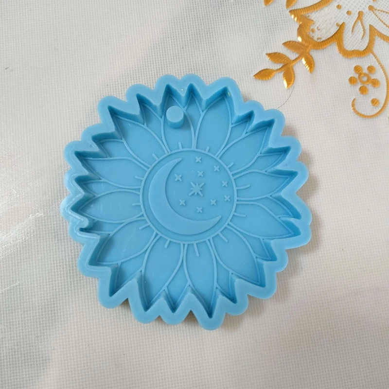 Брелок в виде подсолнуха ручная работа подвески искусственные украшения литые