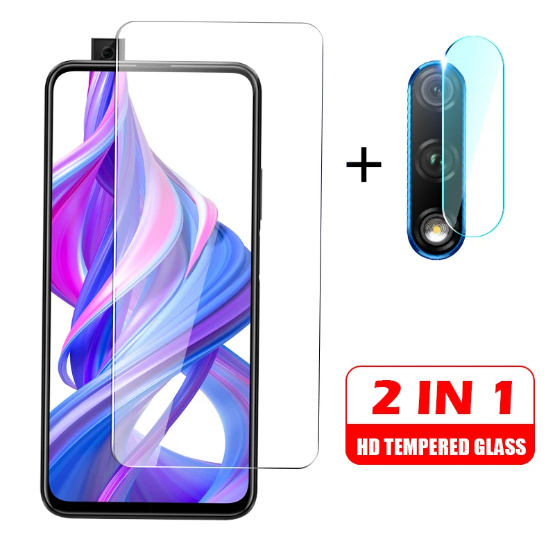 2 в 1 Защитное стекло для huawei honor 10 9 Защитная пленка камеры безопасности 8x9