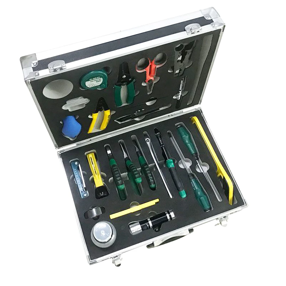 Волокно комплект инструментов для работы с оптическим кабелем FTTH Piler зачистки волоконно оптического кабеля