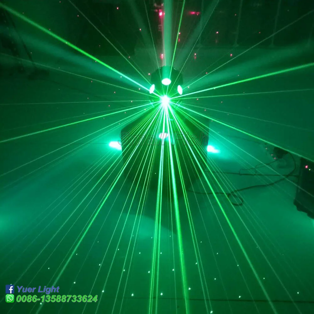 Лазерный луч 12x10 Вт DMX512 движущийся головной свет лазерный для