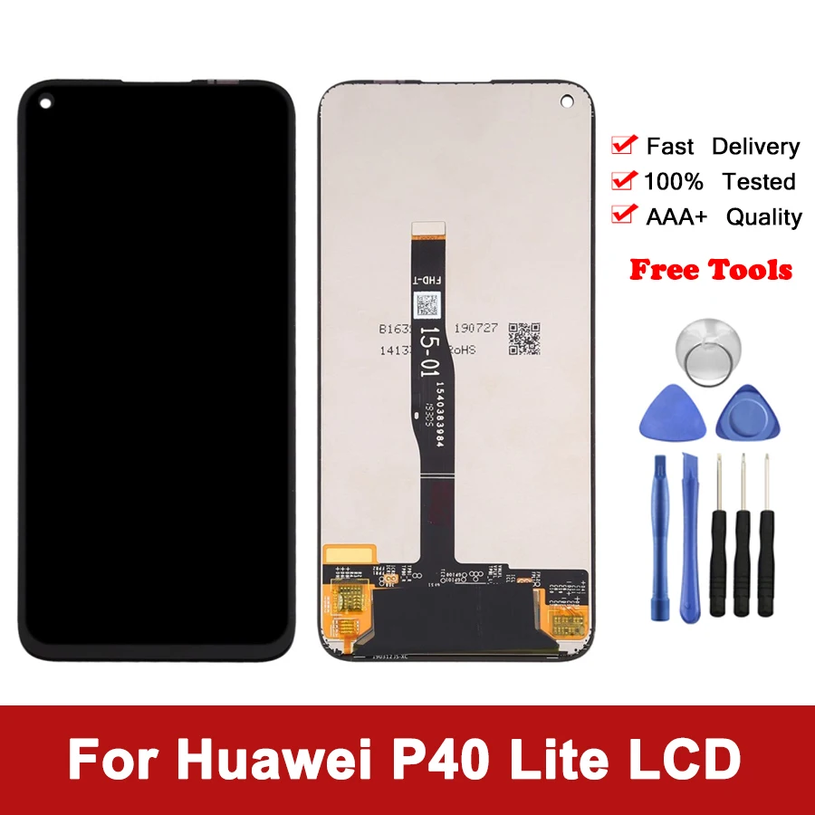 

6.4" Original For Huawei P40 Lite LCD Nova 6se Display Screen Digitizer Assembly Parts LCD For Huawei Nova 6 SE Screen P40 Lite