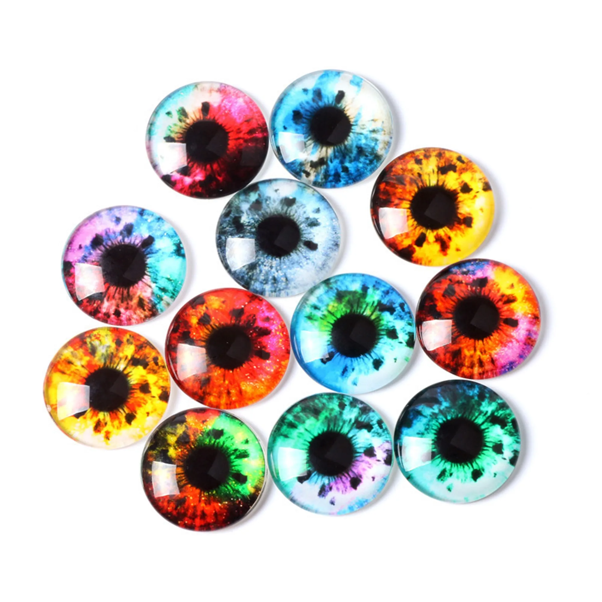 20 шт./лот круглые 8-20 мм куклы имитация глазного шара сферические Глаза животных
