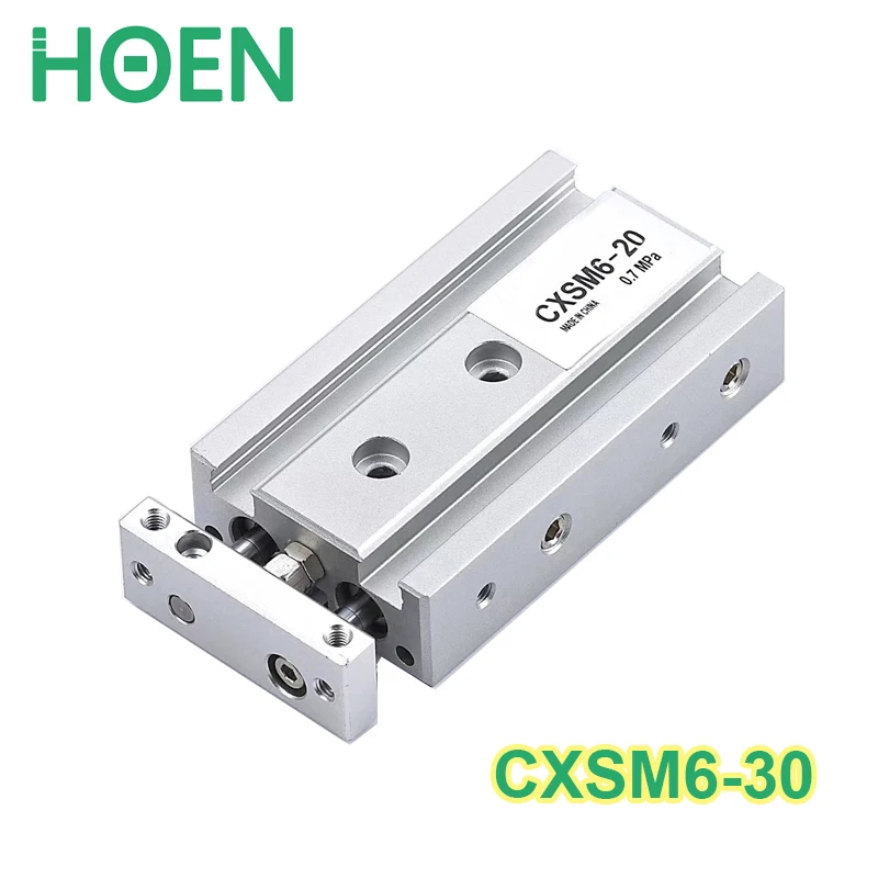 

CXSM6-30 High quality miniature double acting double rod cylinder pneumatic 6mm bore 30mm stroke CXSM 6-30 with slide bearing