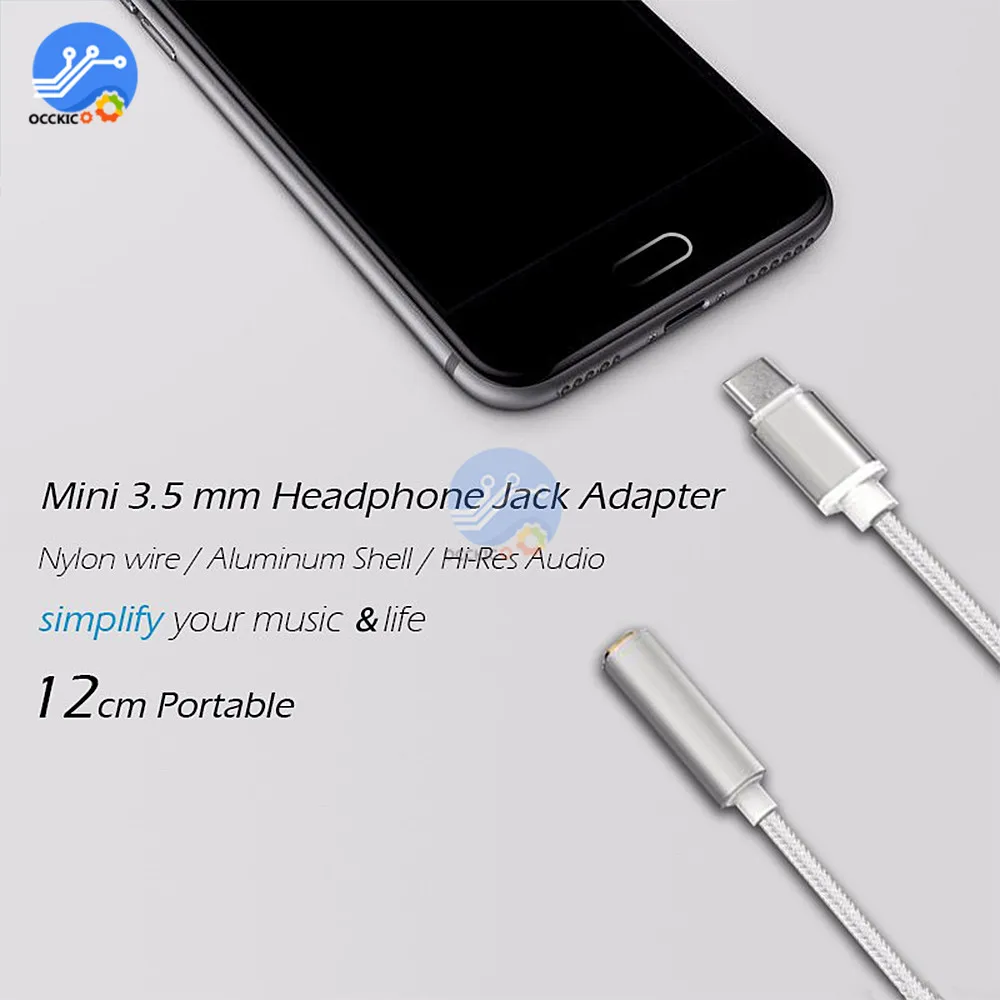 Тип c до 3 5 мм AUX разъем для наушников адаптер USB C аудио кабель преобразователя