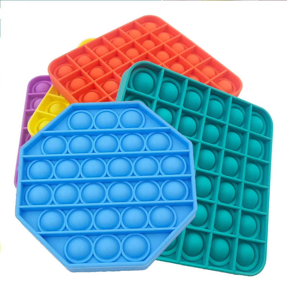 

Hot Pop It Push Bubble Sensory Fidget Toys Tabletop Anti-stress Soft Squeeze Adult Relief Stress Decompression Funny Kids Gift