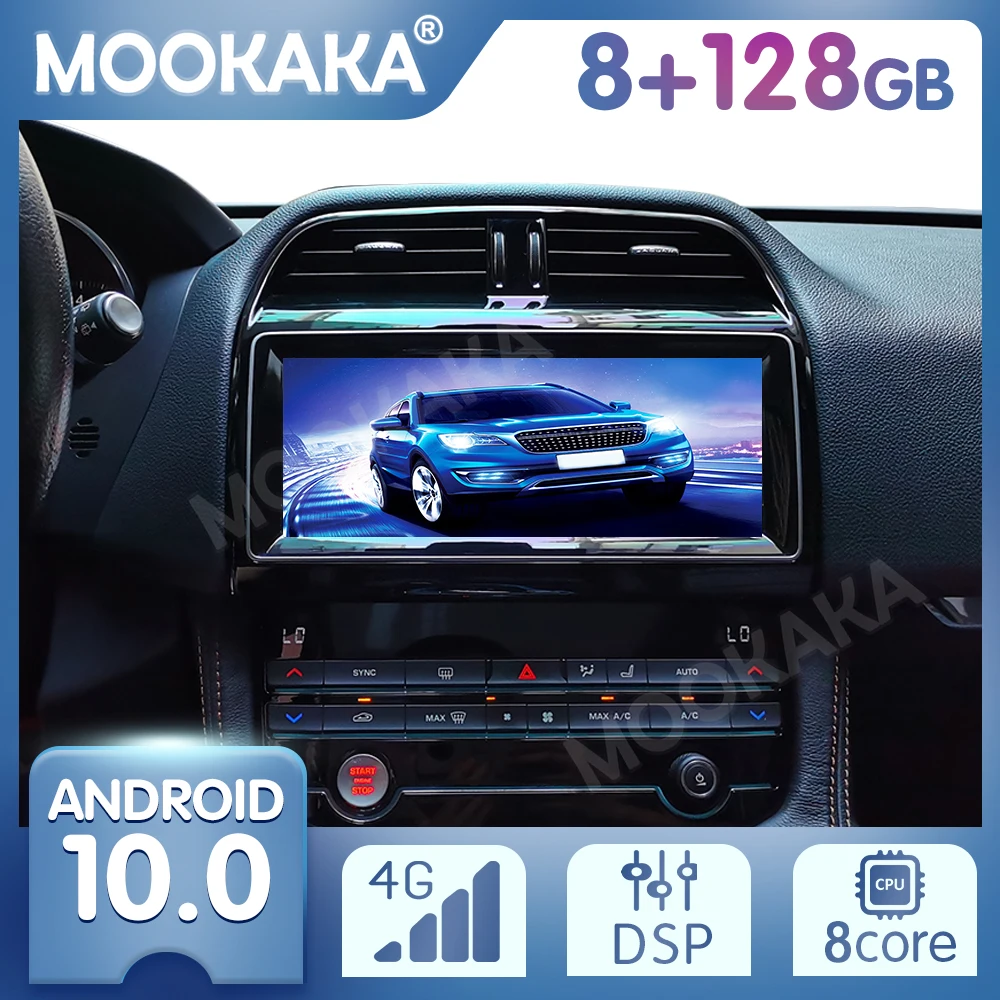 

Android 10.0 128GB For Jaguar XE XF XEL F-Pace 2016-2019 Harman Car GPS Navigation Multimedia Player Auto Stereo Radio Head Unit