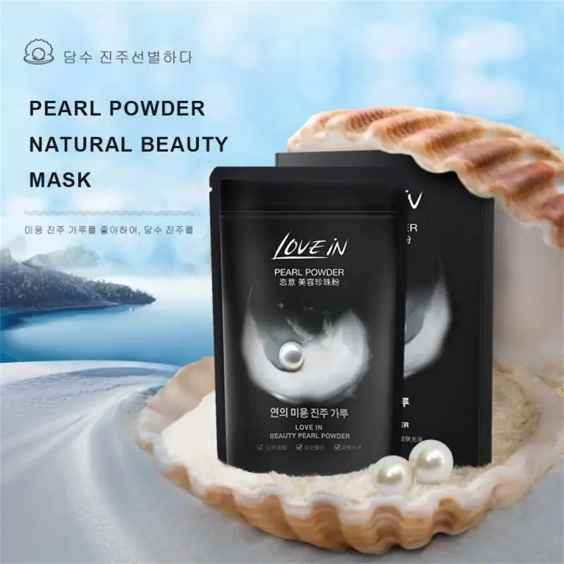 

100% Natural Pearl Powder Freshly Ground Ultrafine Nanoscale Acne Whitening Mask Powder Blackheads Fade Spot Face Cream Repair