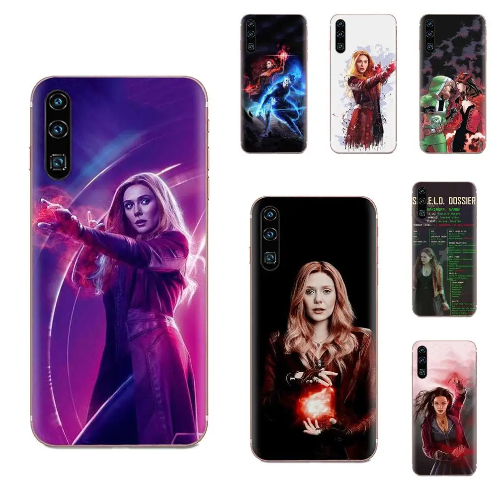 Телефон Scarlet Witch Avenge с мягким рисунком для Samsung Galaxy A10 A20 A20E A3 A40 A5 A50 A7 J1 J3 J4 J5 J6 J7 2016 2017