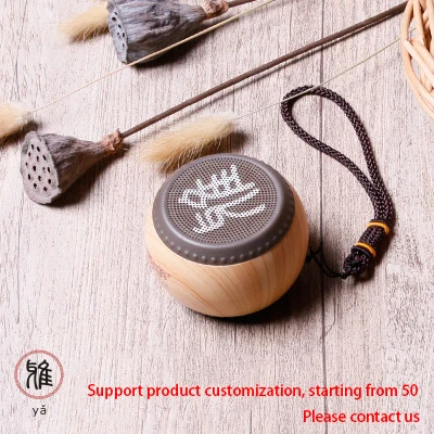 

Creative Retro Drum Culture Chinese Style Bluetooth Speaker Mini Personalized Portable Computer Speakers Bass Support Card