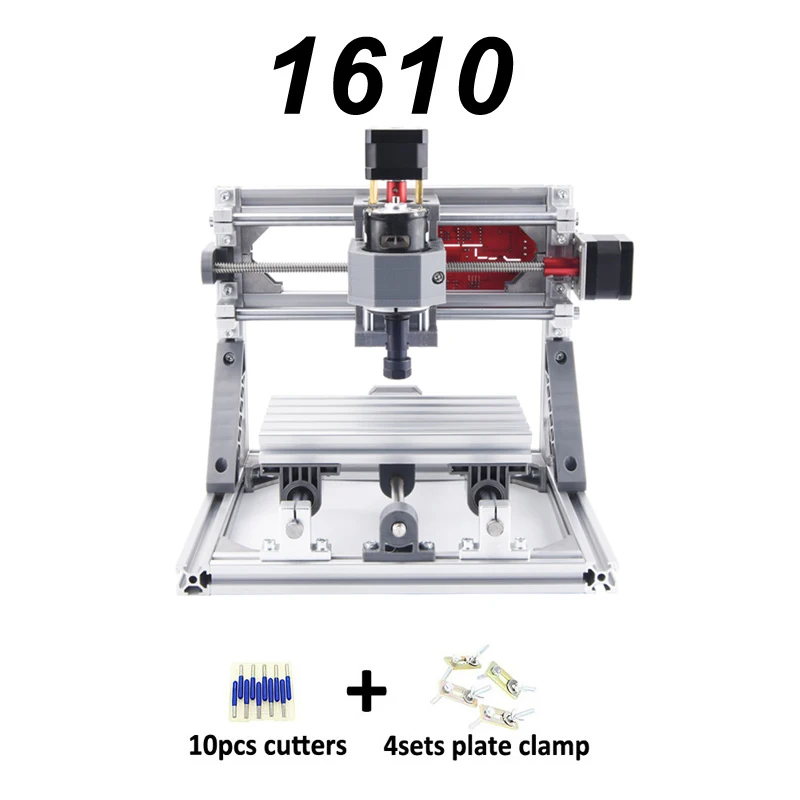 1610 ER11 CNC 1610 с ER11, diy ЧПУ гравировальный станок, мини Pcb фрезерный станок, резьба по дереву, ЧПУ маршрутизатор, cnc1610, лучшие передовые игрушки - Цвет: 1610 ER11