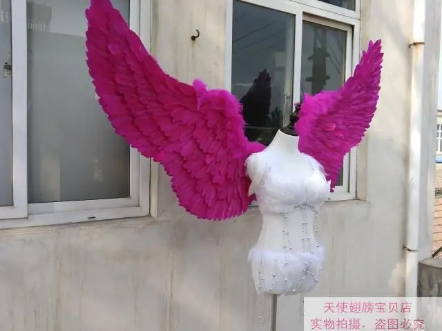 Высококачественные розово-Красные Белые Черные Красные большие крылья ангела