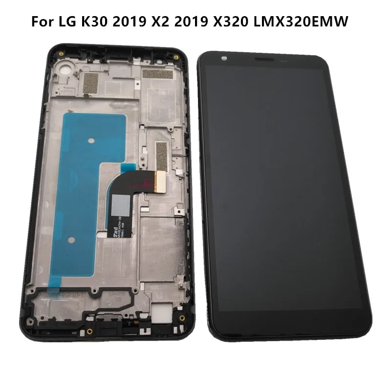

Для LG K30 2019 X2 2019 X320 LMX320EMW ЖК-экран + сенсорная панель дигитайзер сборка для LG K30 2019 дисплей с рамкой