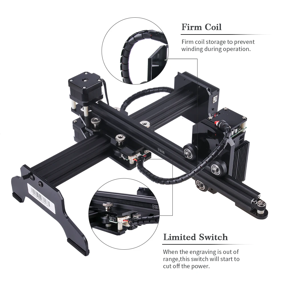 3000 МВт/7 Вт лазерный гравер с ЧПУ лазерная гравировальная машина мини настольный