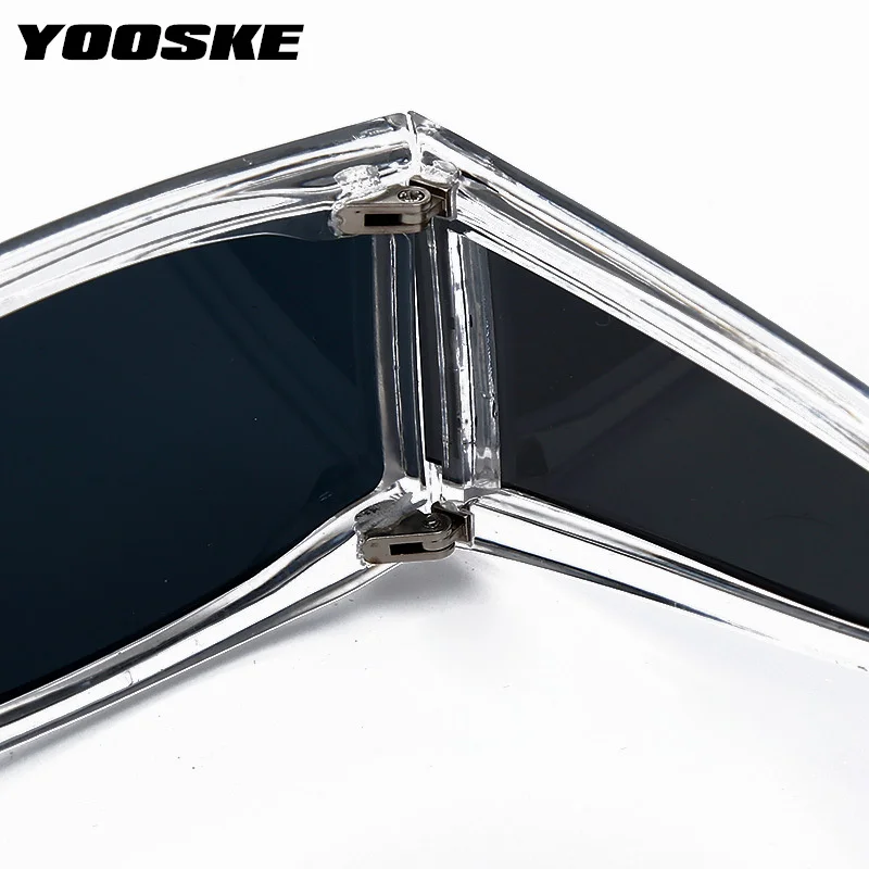 YOOSKE, фирменный дизайн, Suqare, солнцезащитные очки для женщин, модные, индивидуальные, 90 s, солнцезащитные очки, Ретро стиль, Узкая оправа, мужские очки, UV400, зеркальные
