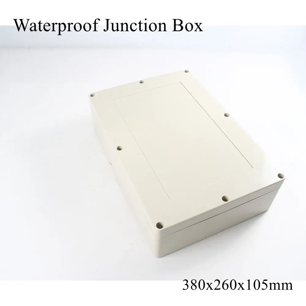 380x260x105 мм водонепроницаемый пластиковый корпус для наружного подключения кабеля