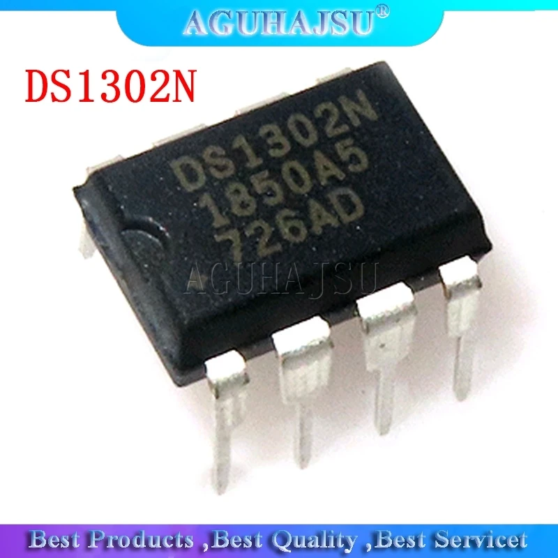 10 шт. DS1302N DIP8 микросхема для подзарядки с таймером DS1302 DIP новый
