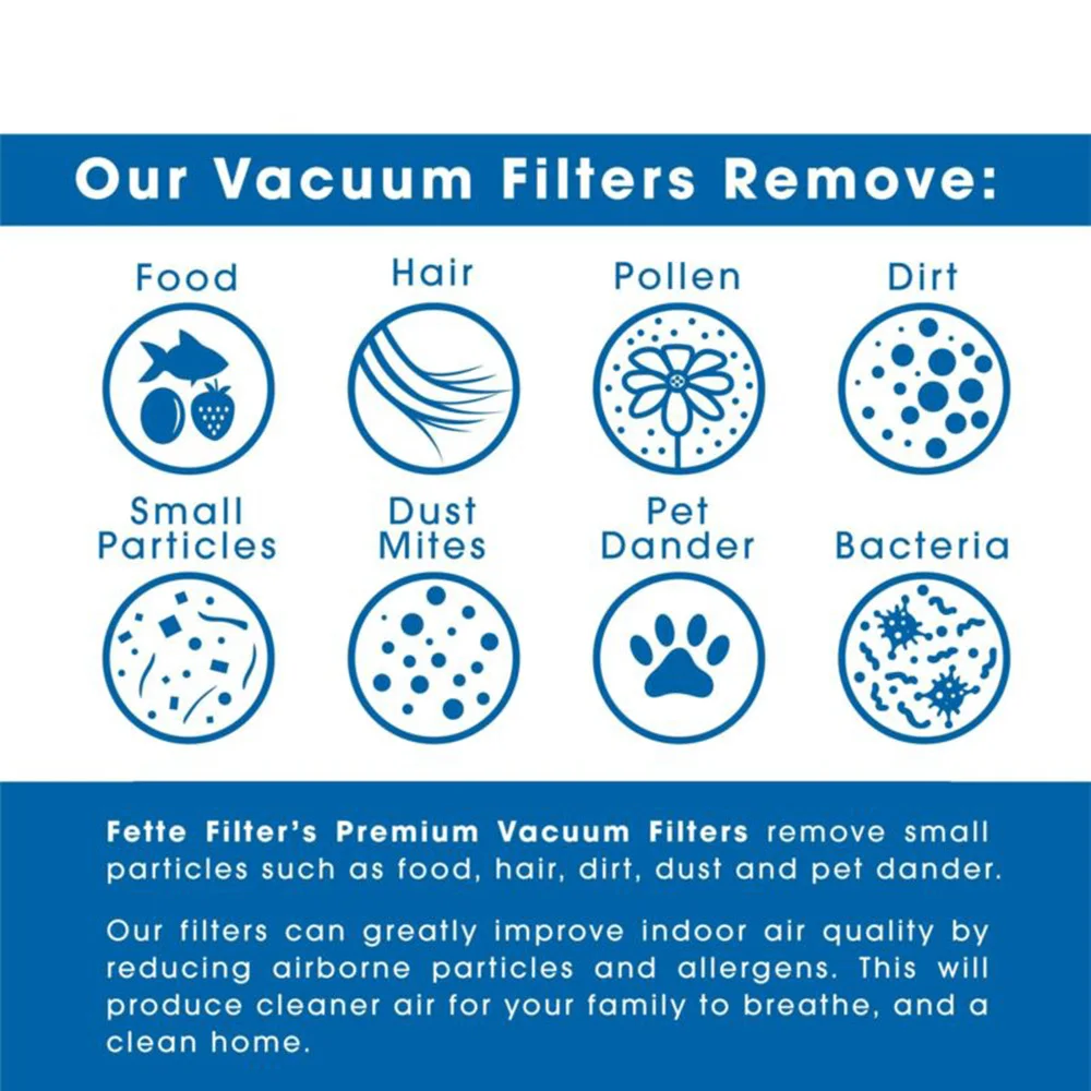 

2 Set Filters for Shark Navigator Professional NV60 NV70 NV80 NV90 NV95 UV420 Filter Replacement Brand New and High Quality