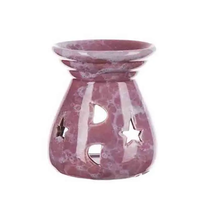 Purple Свечи для ароматерапии, печь для ароматерапии, лампа для ароматерапии, печь для эфирного масла, бытовая романтическая горелка, домашний декор - Цвет: Purple