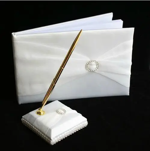 Стразы бант ленты Гостевая книга и ручка|Гостевая подписей| |