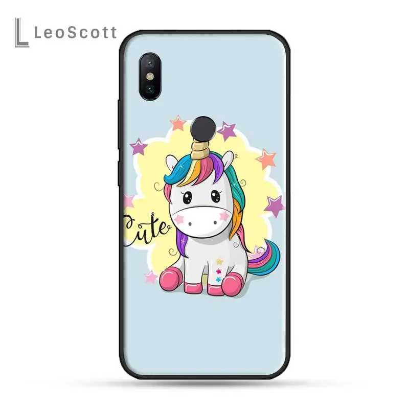 

Cute Hippo Unicorn Horse Phone Case For Xiaomi Redmi 7 8 9t a3 9se k20 mi8 max3 lite 9 note 9s 10 pro