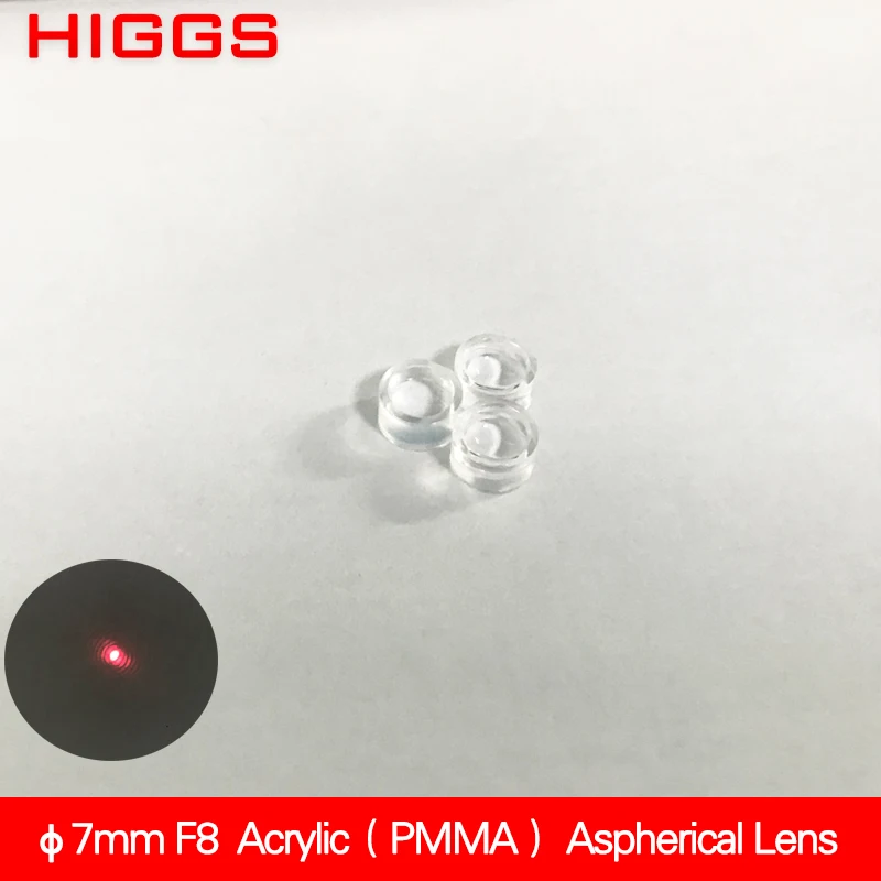 Высокое качество диаметр 7 мм Длина фокусировки 8 мм акриловые PMMA ...