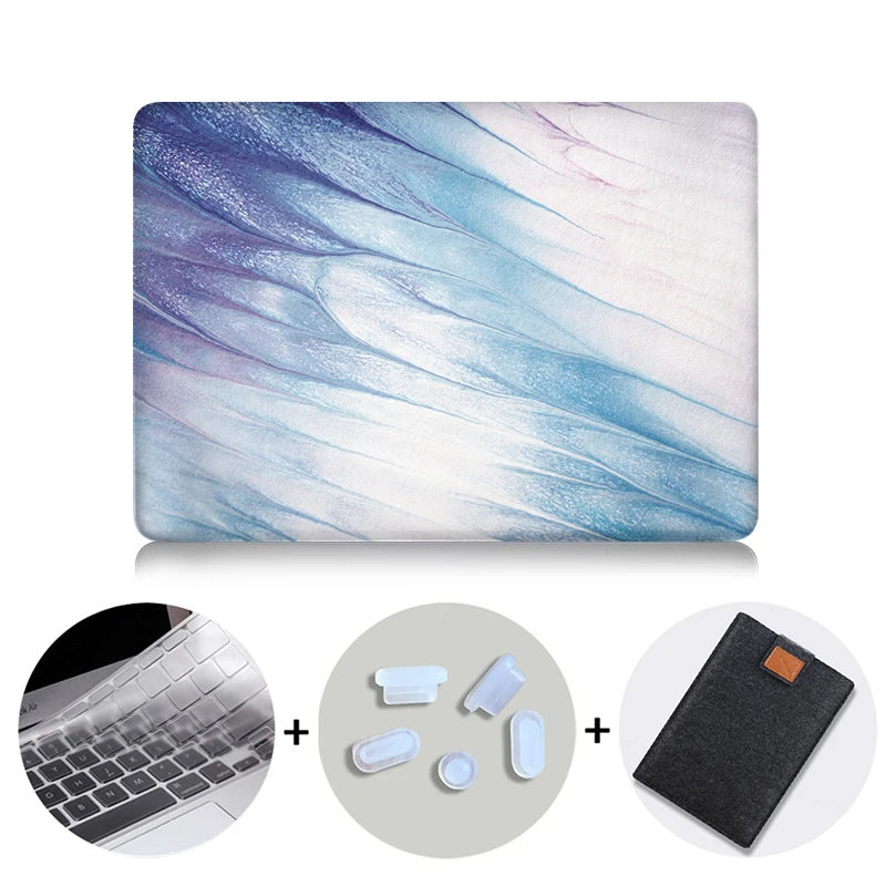 MB05 MTT Акварельная сумка для ноутбука, чехол для Macbook Air Pro retina 11 12 13 15 дюймов с сенсорной панелью, чехол для ноутбука+ чехол для клавиатуры - Цвет: MB05