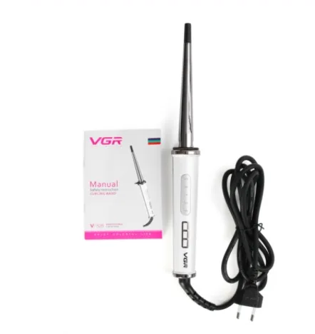 

Professional Curling Iron, Unisex Ceramic Hair Curler, Small Barrel Curling Wand with Adjustable Heat Settings