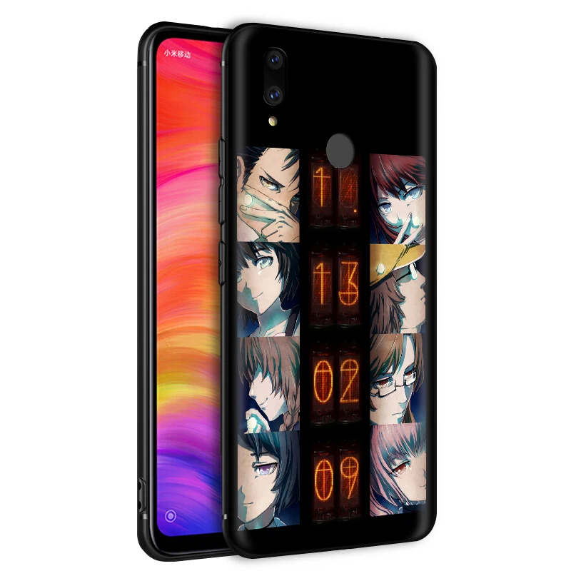 Мягкий ТПУ чехол YIMAOC Steins Gate для Xiaomi Redmi mi Note MAX 3 6 6A 7 mi6 mi8 9 se a1 a2 Pro Lite go pocophone f1 |