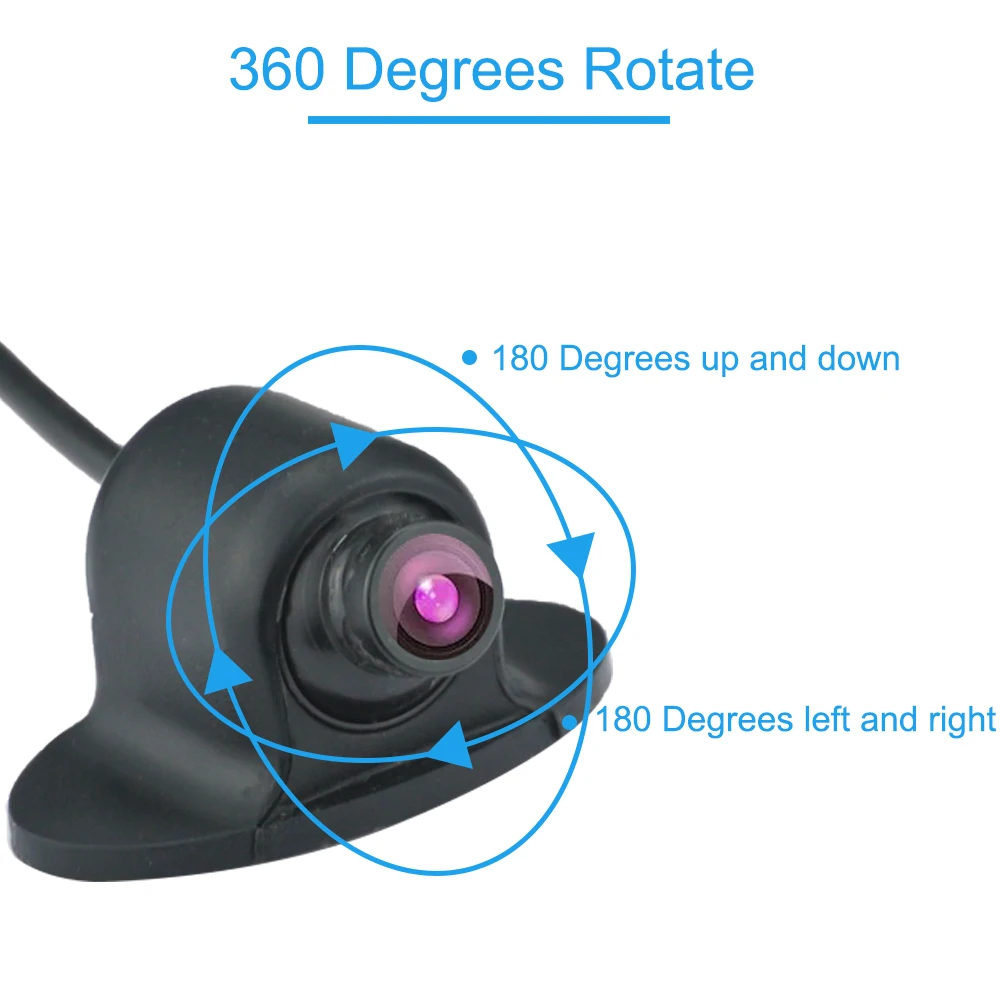 Автомобильная камера заднего вида LEXXSON с углом обзора 360 градусов CCD ночное