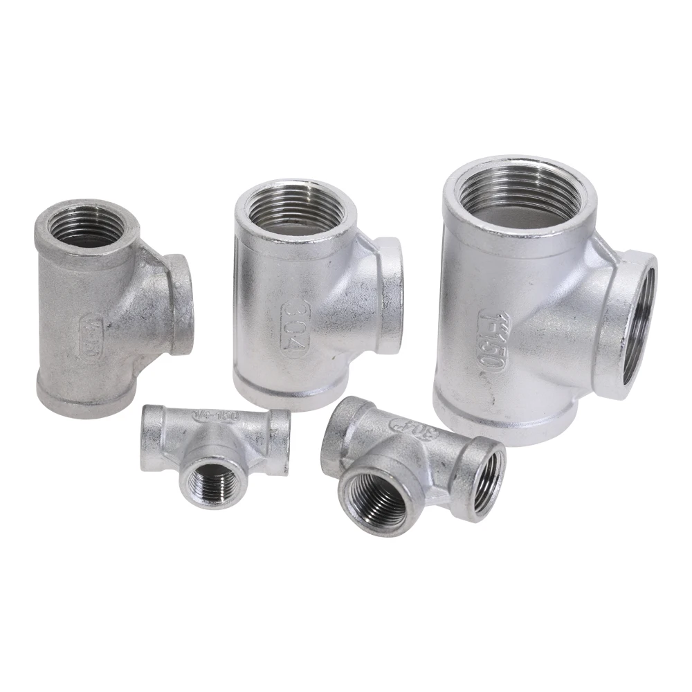 1 шт. 304 тройник из нержавеющей стали 1/4 &quot3/8&quot 1/2 &quot3/4&quot &quot2&quot 1-1/4 &quot1-1/2&quot