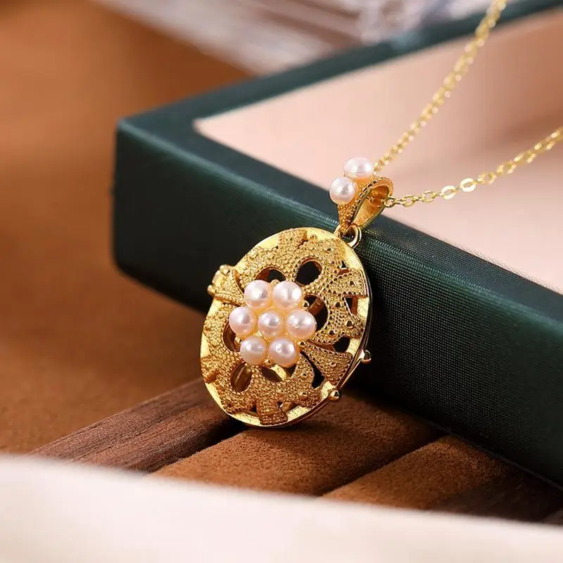 

Серебряная подвеска в виде цветка сливы из серебра 925 пробы с уникальным классическим полым рисунком