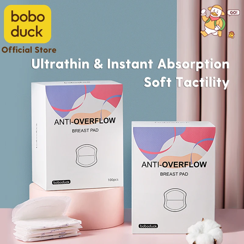 Boboduck [100 шт.] Премиум ультратонкая Удобная одноразовая прокладка для груди