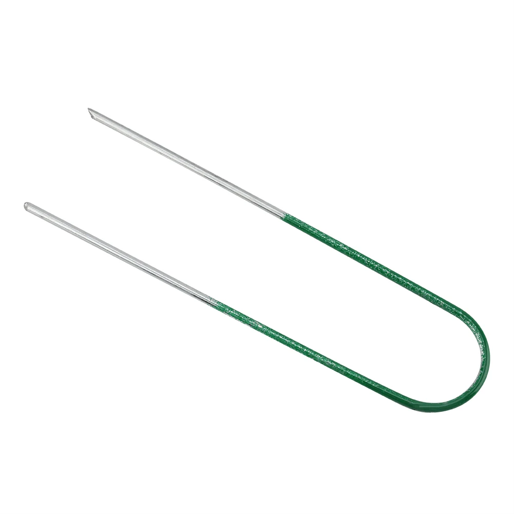 100 шт. искусственная трава газонная сталь U образные штифты колышки для палатки