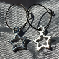 new star earrings moon goddess earrings stars childrens gifts witchcraft gifts modern witch necklace stars charm earrings