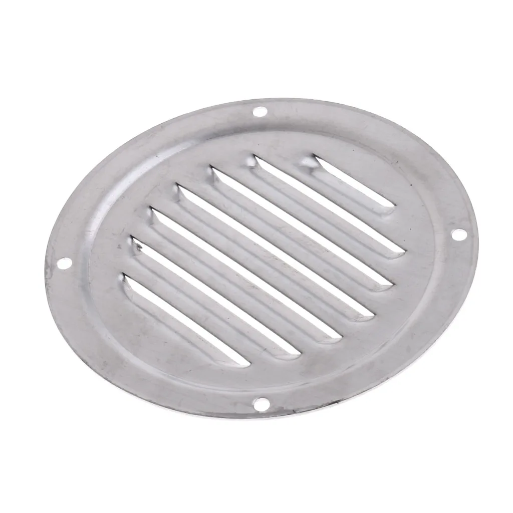 

Heavy Duty 4 Inch Round Stainless Steel Louvered Vent Grill Cover Air Marine Boat Vent Ventilation Accessories
