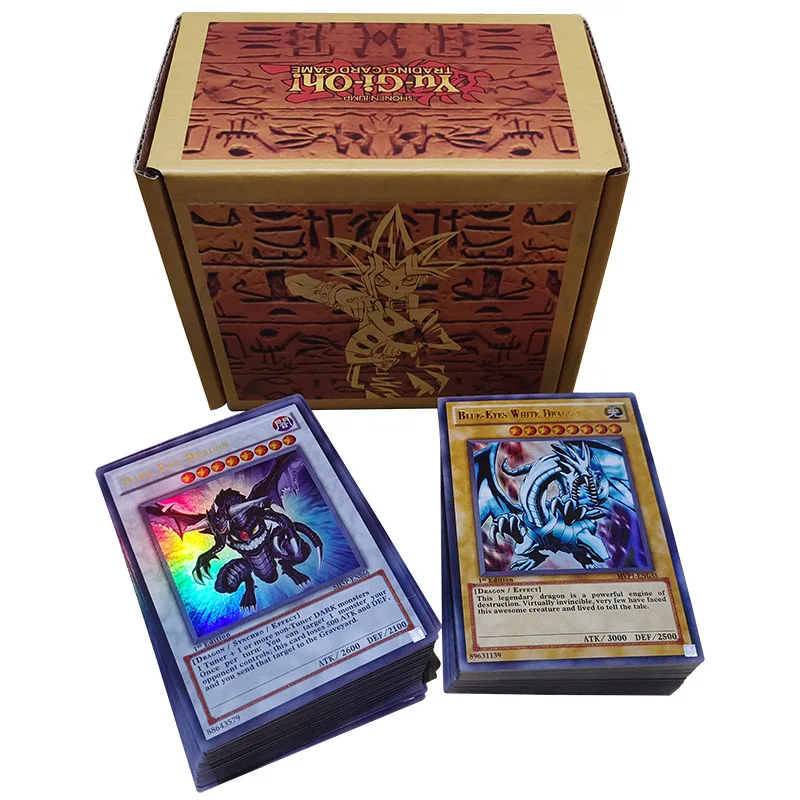 Редкие флэш-карты Yugioh 100 шт./компл. игровые бумажные карты Yu Gi Oh детские игрушки