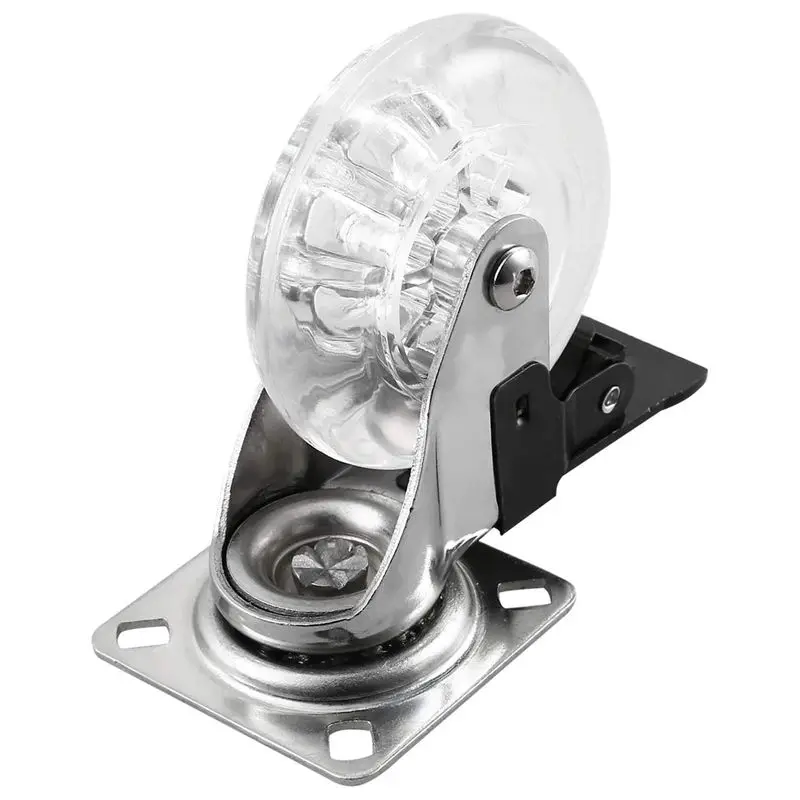 4 x сверхмощный 75 мм Поворотный ролик колеса тележки мебельный с