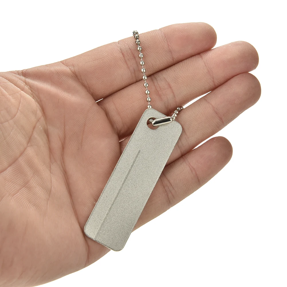 Карманный Алмазный точилка-брелок 1 шт. для ножа рыболовного крючка пилка ногтей