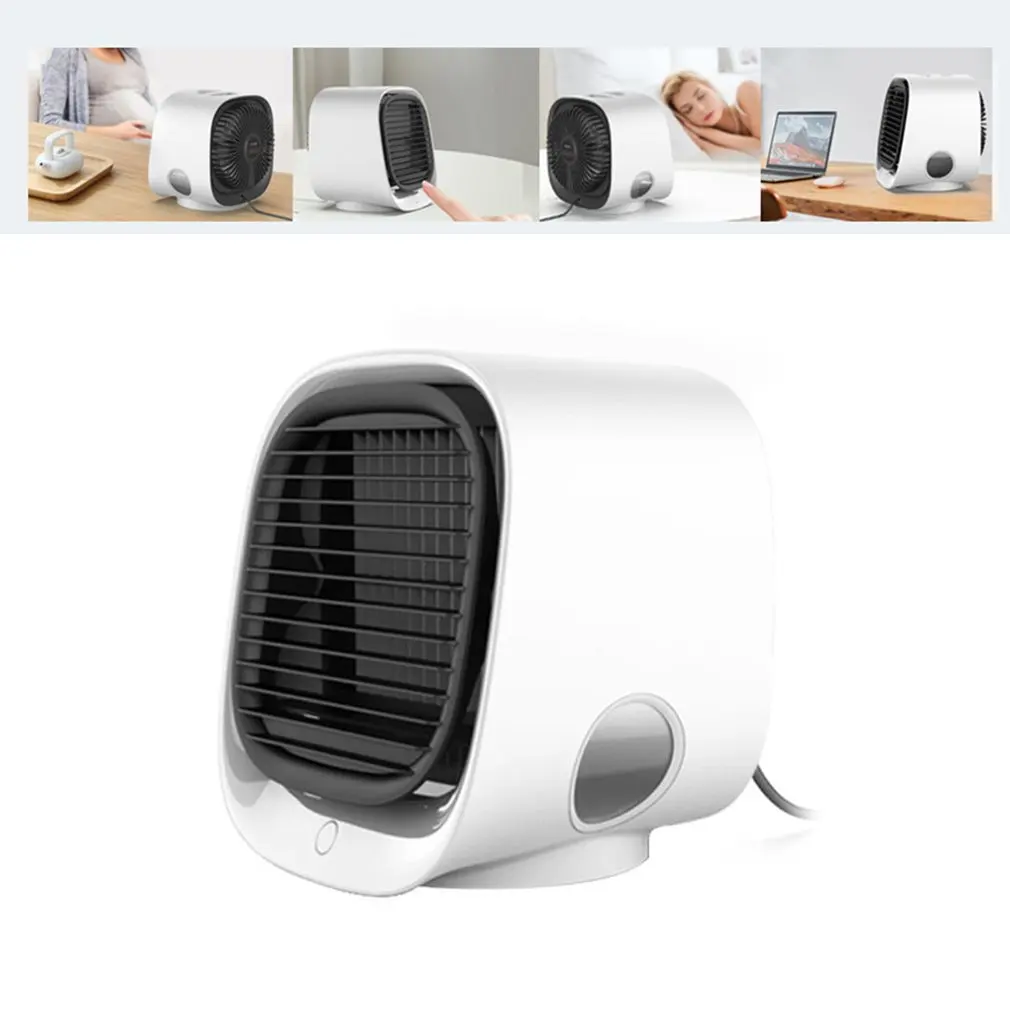 Portable Mini Air Conditioner Fan Personal Space Cooler Home Office Desk Refrigeration | Дом и сад