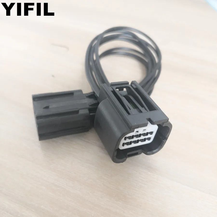 8 Pin/Way Мужской Женский реверсивный радар задний фонарь светодиодная фара в сборе вилка жгута проводов разъем с Pigtail для Honda CRV