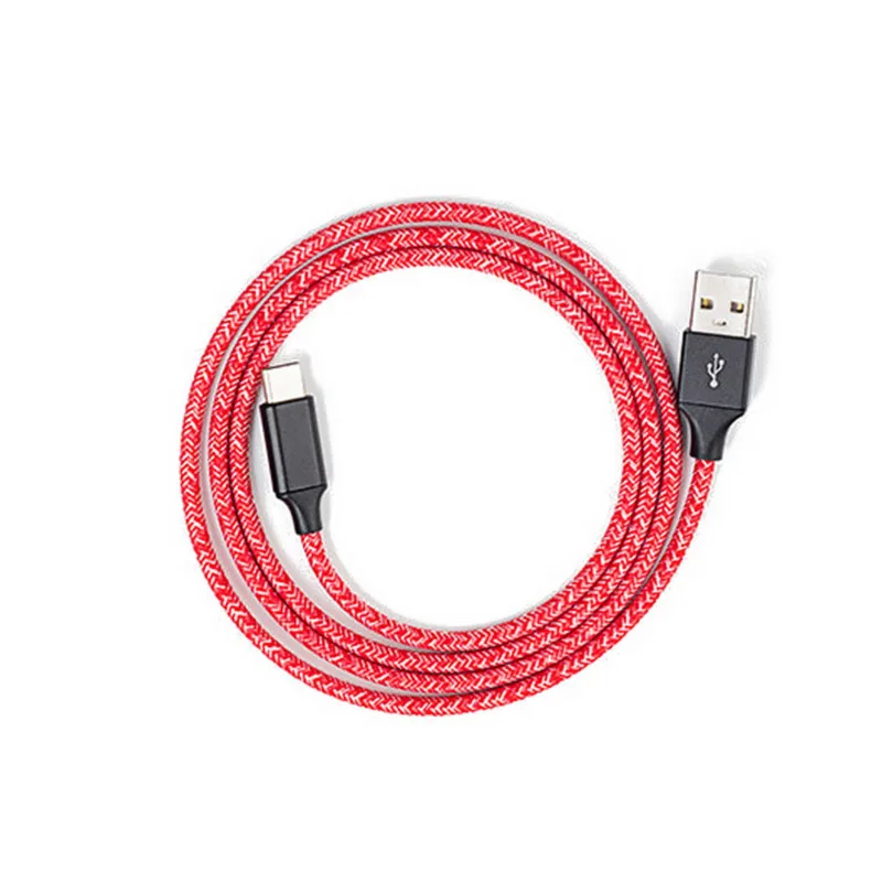 Плетеный кабель Micro USB с пеньковой веревкой 1 м/2 м/3 м для синхронизации данных и
