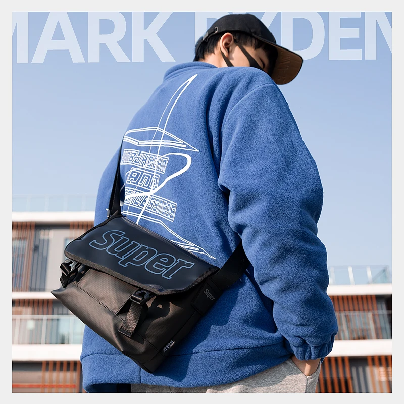 

MARK RYDEN Fashion Men Messenger Bags Shoulder Crossbody Daily Pack Blue