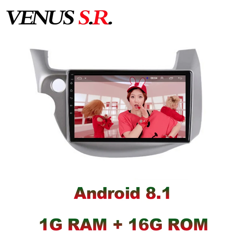 VenusSR Android 8 1 2.5D автомобильный dvd для Honda Fit Jazz 2008 2013 мультимедиа головное устройство
